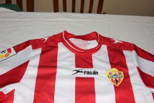 VINTAGE U.D ALMERIA RASAN BRAND FOOTBALL SHIRT SIZE M 52X68 No. 11 REAL - Picture 2 of 5