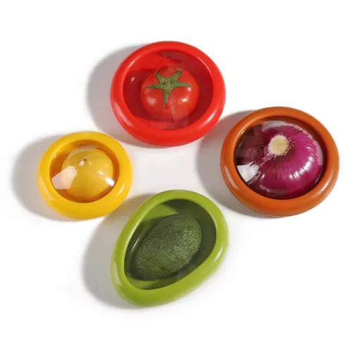 4Pcs Silicone Fruit Vegetable Anti-Oxidation Storage Box Fruit Storage Container - Picture 8 of 12