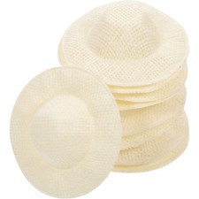 10PCS DIY Kids Miniature Hats Doll Headwear Doll Accessories Tiny Hats