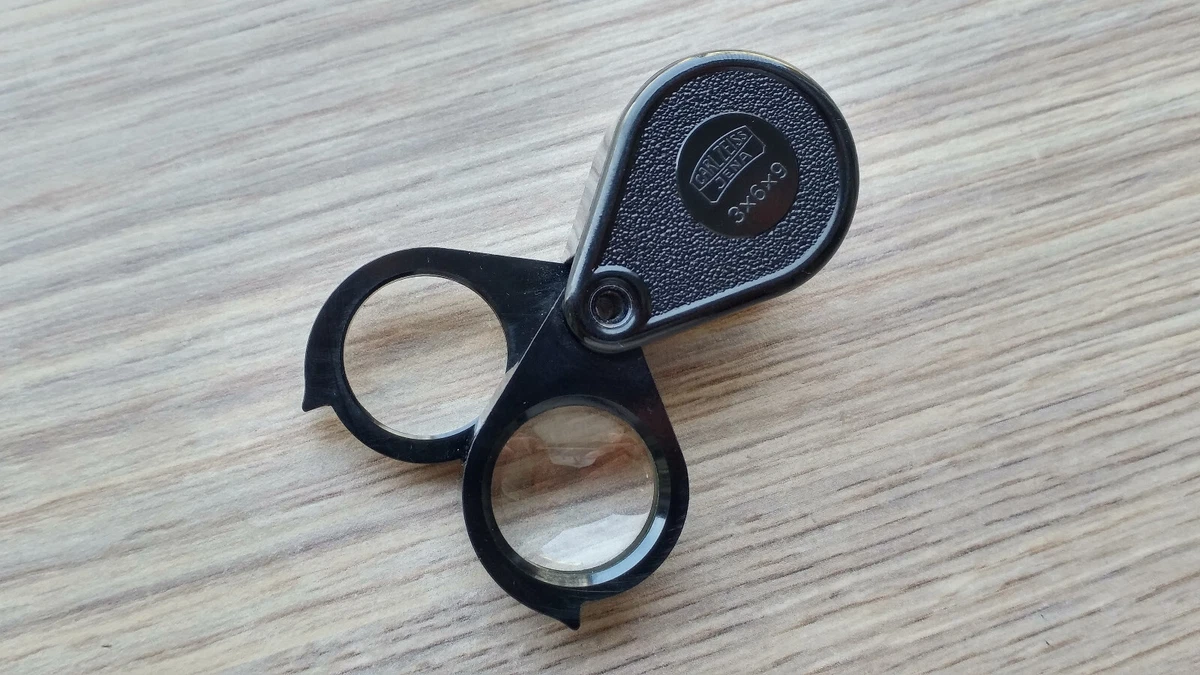 △CARL ZEISS△カールツァイス ルーペ West Germany 3× 6× 9×△