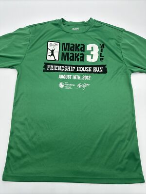 Maka Maka T-Shirt Men Medium Baw  Athletic Wear 3 Mile House Run 2012 #3002