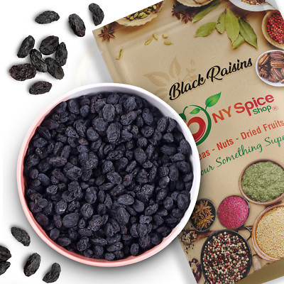 Afghan Black Kishmish Premium Quality by NY Spice Free Ship