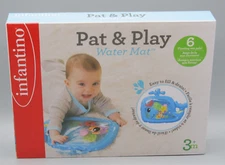 Infantino "Pat & Play" Water Mat Tummy Time Sensory Play Learning Baby Toy