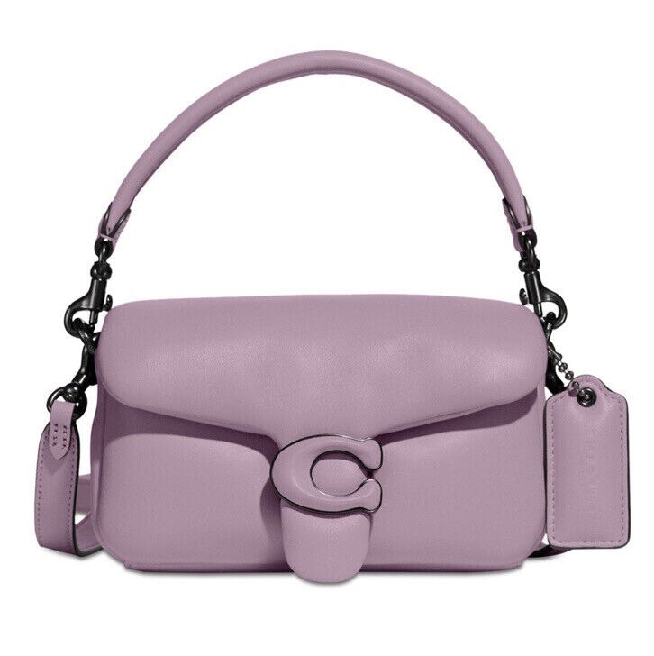 Coach Leather Pillow Tabby 18 Shoulder Bag, Ice Purple, NWT