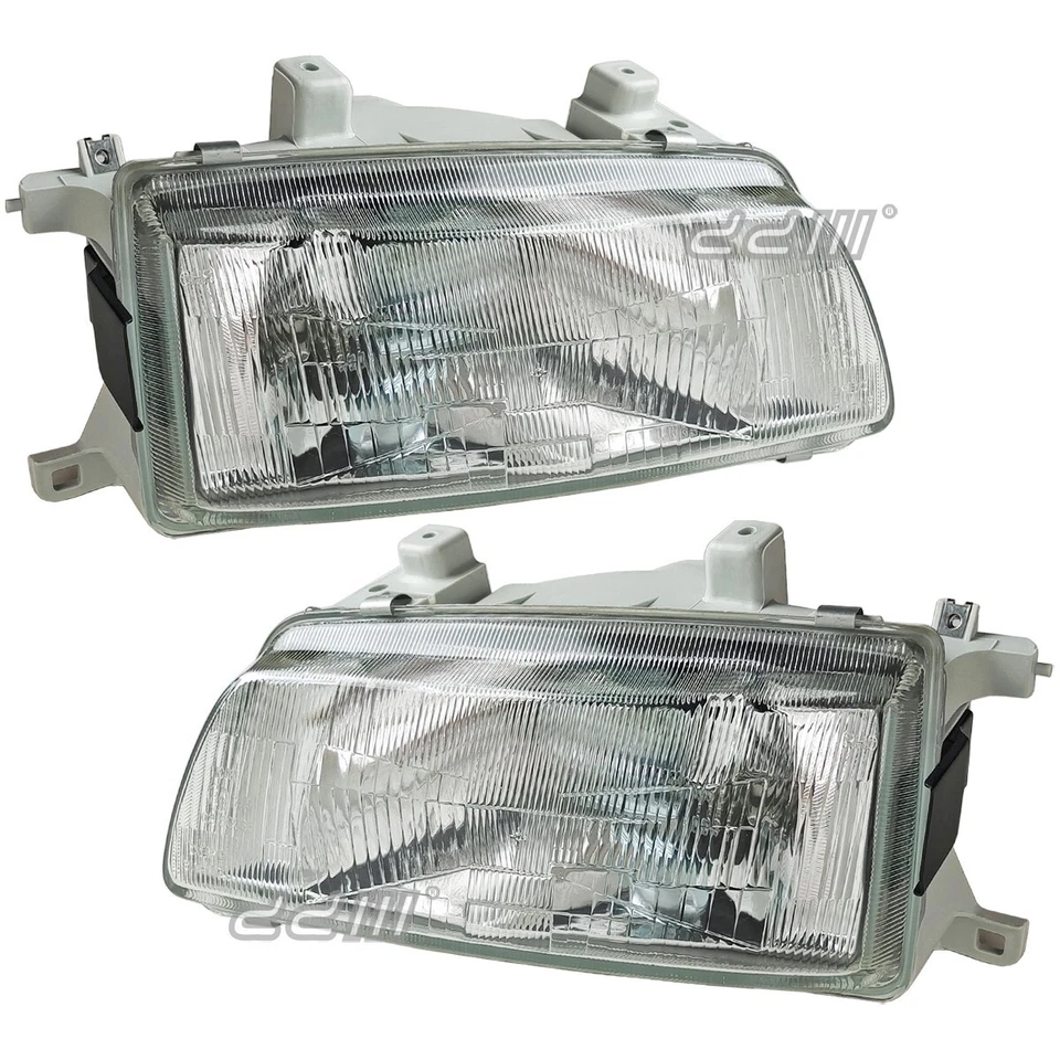 DEPO EDM Pair Headlight Lamp For Honda Civic EF ED EF2 EF8 EF9 1990-1991 Glass - Image 3 of 4