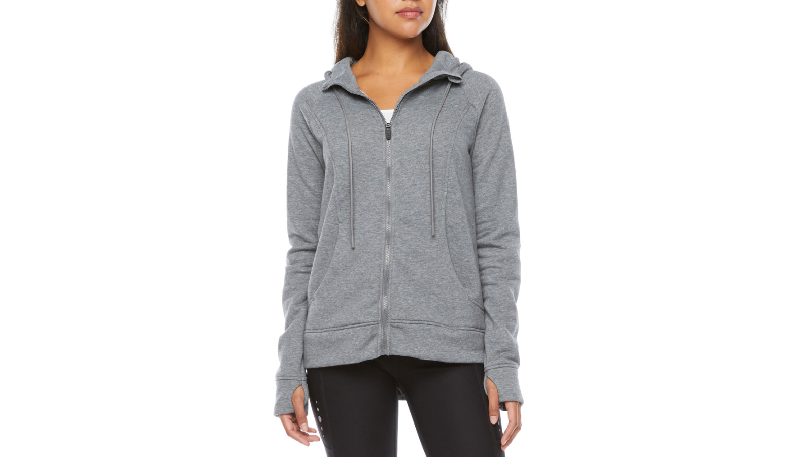 JCPenney Women’s Xersion Grey Long Sleeve Hoodie M NEW! eBay