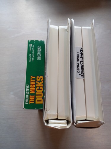 The Mighty Ducks Trilogy VHS - D1 D2 & D3 - Emilio Estevez Hockey Disney Tapes - Bild 6 von 8