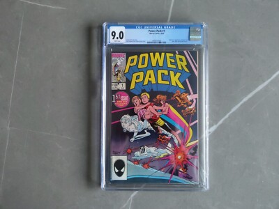 Power Pack Comic #1 1984 CGC 9.0 1st App Power Pack