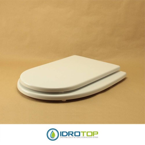 Copriwater Ideal Standard ALA SOSP. BIANCO I.S. Cerniera Oro-Sedile-Asse Wc - Foto 3 di 8