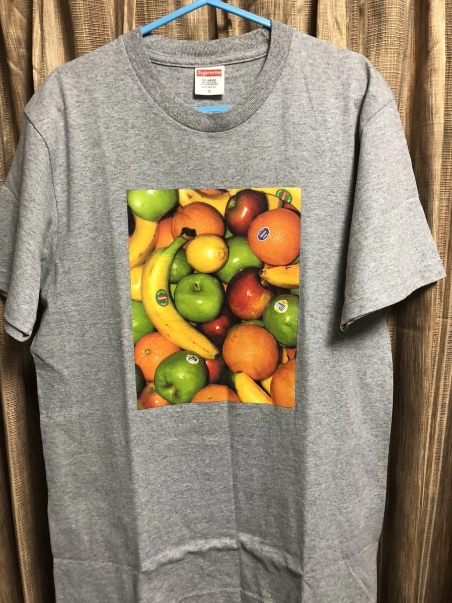 T shirt Supreme gris fruits S