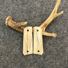 1911 Giraffe Bone Custom Handmade Pistol Grips Fits Standard Government Comman
