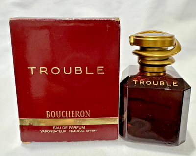 #ad RARE Boucheron Trouble Eau de Parfum 1.6 oz 50 ml Vintage 2005 Discontinued $236.50