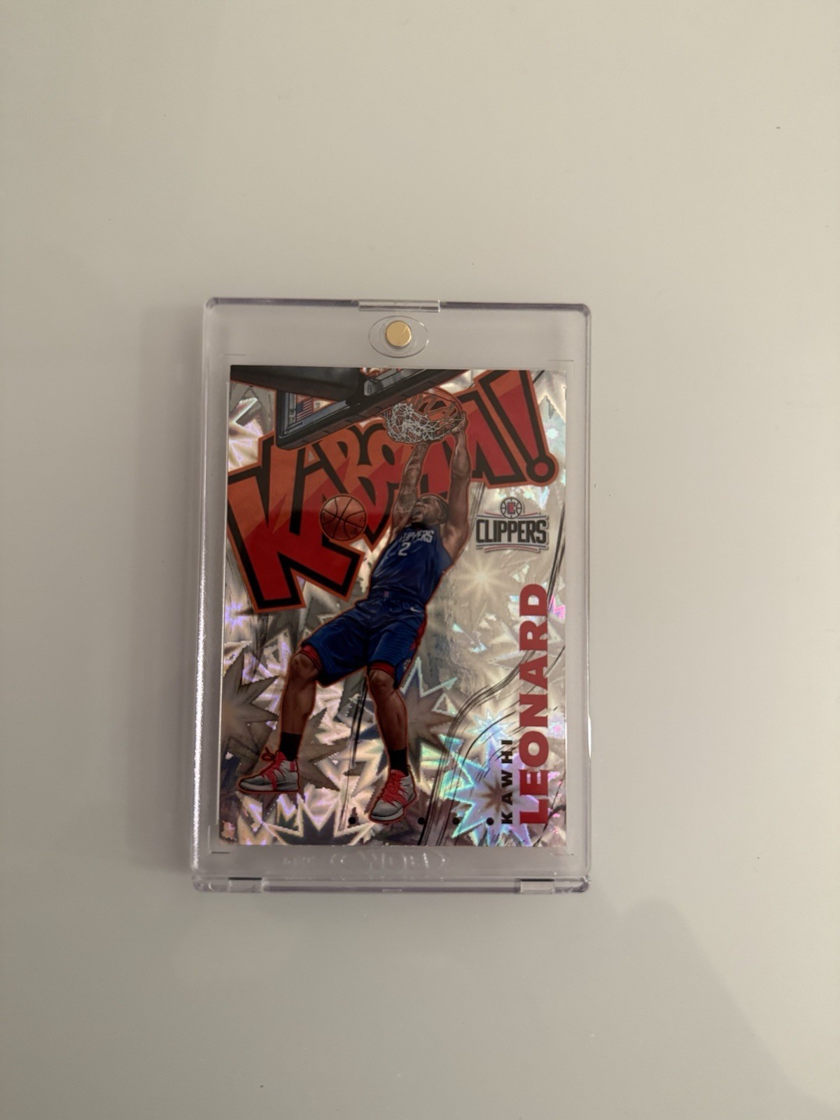 2019-20 Panini Crown Royale KAWHI LEONARD KABOOM! SSP Case Hit(Rare) CLIPPERS