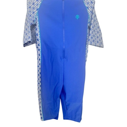 NWT Coolibar Youth Blue UPF 50 Suit S 5/6 Neck-to-Knee Surf Swimsuit NWT - Picture 9 of 11
