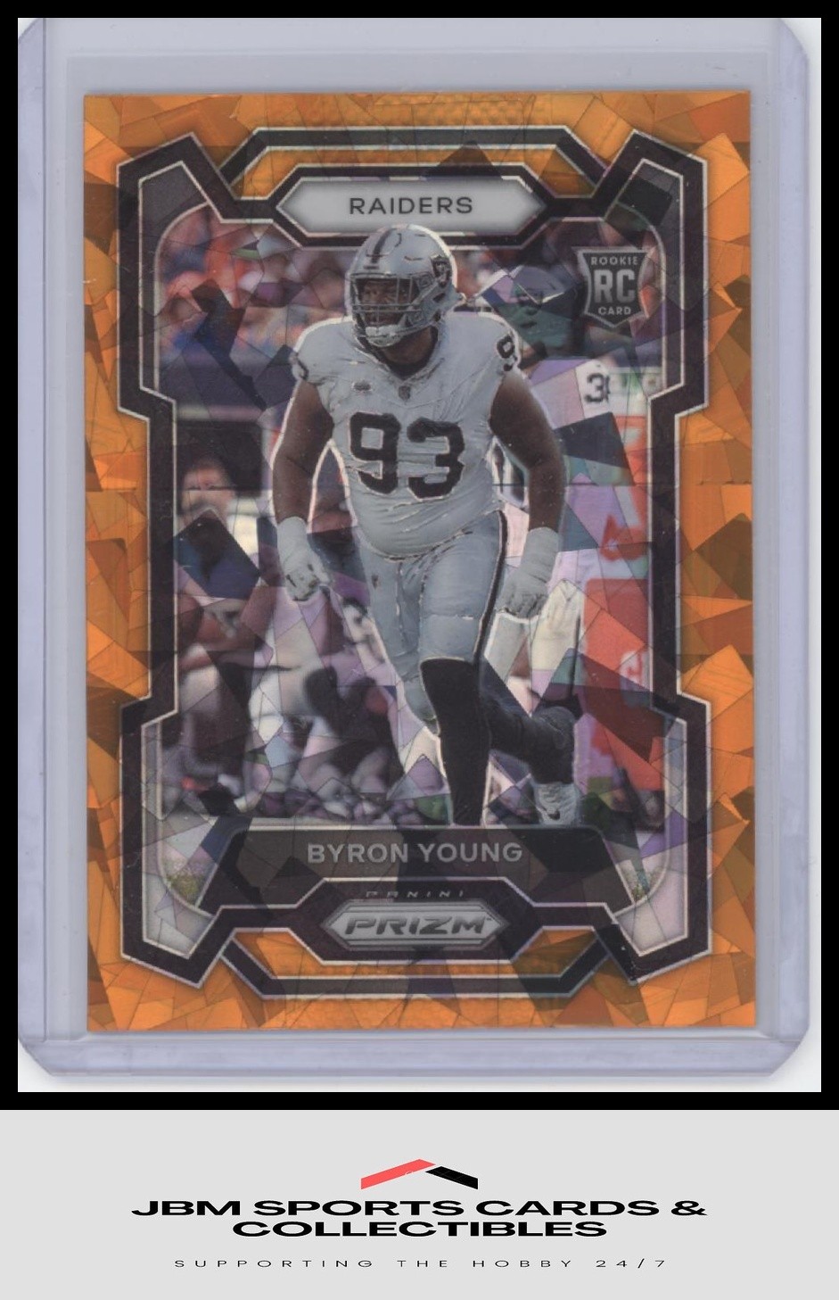 2023 Panini Prizm #355 Byron Young Orange Ice RC