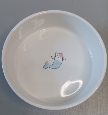 Fringe Studio All Magic Half Kitty Half Fish Food Dish