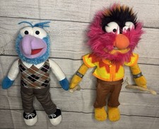 Disney Muppets Gonzo The Animal Drummer Plush Just Play Stuffed Animal Toy 13"