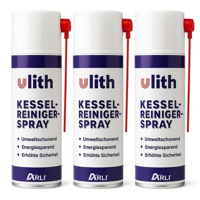 3 Kesselreiniger Spray 500 ml für Gas Öl Kessel Reiniger Spray Reinigung Wartung