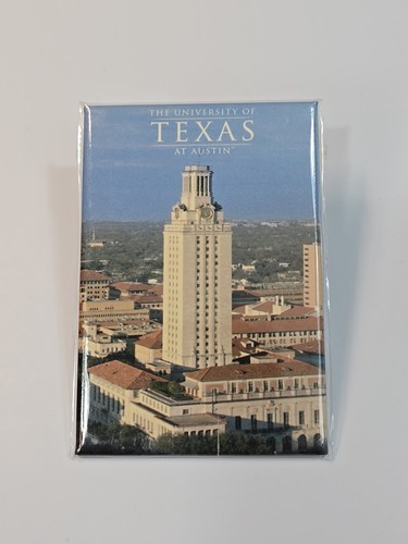 University of Texas at Austin Souvenir Fridge Magnet UT Tower Go Longhorns!