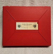 Vintage Knights of Columbus Winter Survival Kit Empty Red Plastic Case Fargo ND