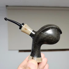 Tobacco Smoking Pipe-Master Cherepanov-Bog Oak-Morta Pipe-NEW