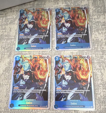 One Piece Card Game OP05-004 Sabo Blue Character Foil Alt Art Lot English 4