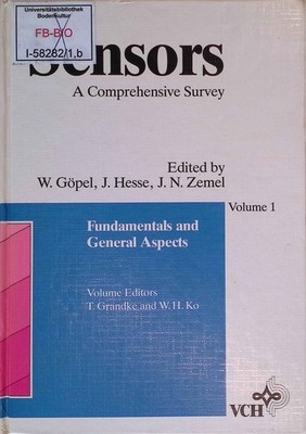 Sensors A Comprehensive Survey; Volume 1: Fundamentals and General Aspects. Gran