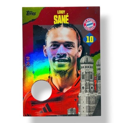 Leroy Sane /50 Player Worn Patch Topps Bayern München Team Set 2024/25