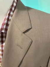 Brooks Brothers 346 Vintage Men's 43 42 R Regular Brown 3/2 Roll Sport Coat