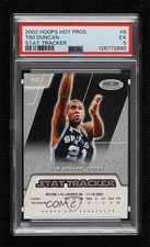 2002-03 Hoops Hot Prospects Stat Tracker 7/82 Tim Duncan #8ST PSA 5 HOF 1t5
