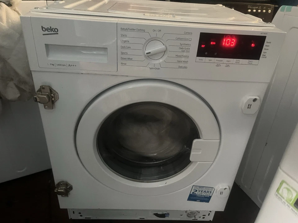 Beko Integrated Washing Machine Wiy7454 7kg 1400 - Image 3 of 3