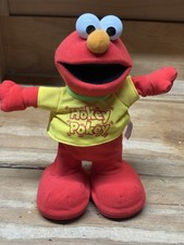 Fisher Price Sesame Street Elmo Hokey Pokey Singing Dancing Mattel 2004 Works