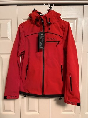 NWT - Woman s PinFin Windbreaker Jkt - Large - Red *SIZE UP - THESE RUN SMALL* 