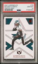 2021 Chronicles #V8 Devonta Smith Vertex RED /199 RC PSA 10 *POP 4*
