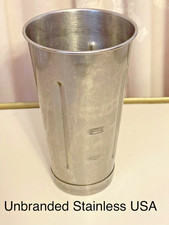 Vintage Stainless Steel Milkshake Cup Unbranded USA