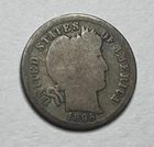 1895-S Barber Dime - Key Date 10C; Nice Coin; Y069