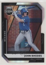 2021 Panini Elite Extra Edition Decade Die-Cut 67/203 John Rhodes #76 0x1