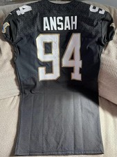 2016 Detroit Lions Autogrpahed Ziggy Ansah Game Issued Pro Bowl Jersey NFL COA