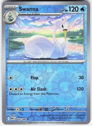 Swanna 026/086 White Flare Reverse Holo