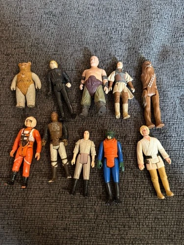 Vintage Star War Kenner Figure Lot of 10