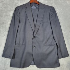 Brooks Brothers Fitzgerald Saxxon Wool Suit Set 40-41R Mens 34x30 FLAW