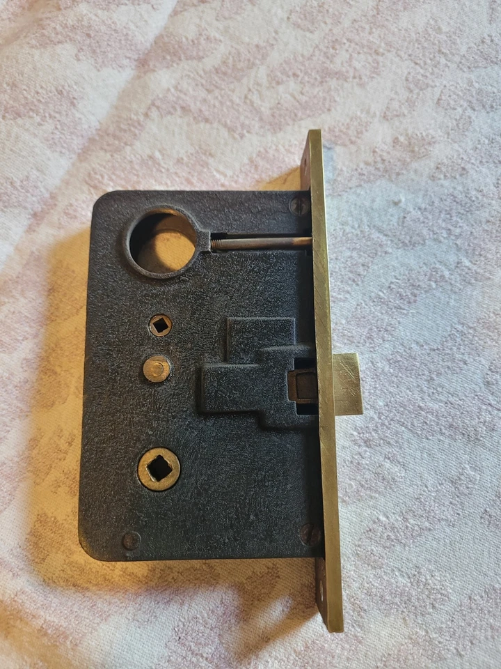 Cerradura de mortaja LOCKWOOD T-5100 restaurada ¡Excedente estado! Foto 4 de 4