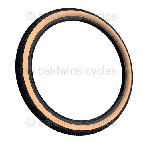 PAIR Baldys 26 x 2.10 Mountain Bike Tan Wall TYRES Off Road Knobby Tread - Afbeelding 2 van 10