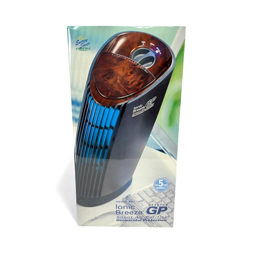 NEW SHAPER IMAGE IONIC BREEZE DESKTOP SI720 GP SILENT AIR PURIFIER IONIZER - Image 2 of 4
