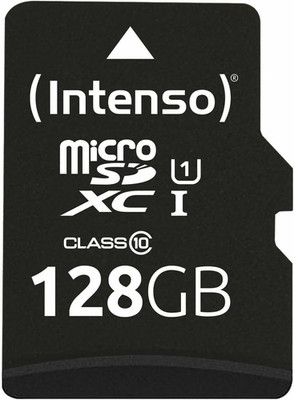 Intenso Premium Microsdxc 128GB Class 10 UHS-I Speicherkarte Inkl. Sd-Adapter (B