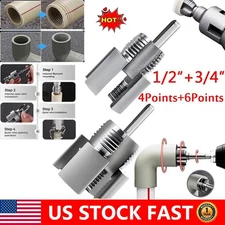 US Integrated Internal & External Pipe Threading-Tool PVC Pipe Threader Kit