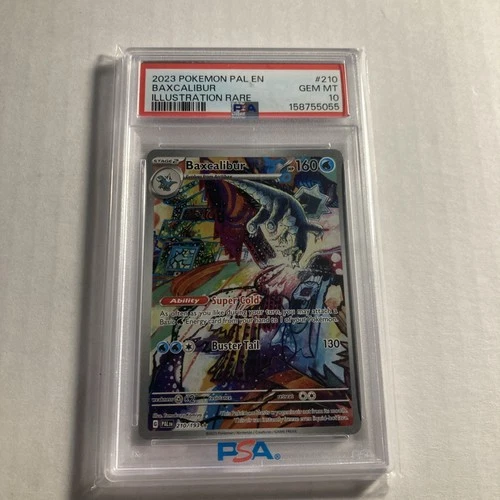 Pokemon TCG Paldea Evolved Baxcalibur 210/193 IR Holo EN PSA 10