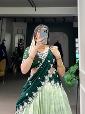 Traditional Zari Work Kota Silk Lehenga Choli With Dupatta for Women