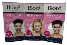 biore nose face deep cleansing pore strips 42 total 21 nose 21 face strips 