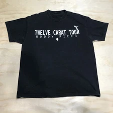 A3829 Los Angeles Apparel Twelve Carat Tour 2022 Roddy Ricch Shirt Size XL